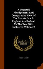 Digested Abridgement and Comparative View of the Statute Law in England and Ireland to the Year 1811, Inclusive, Volume 2
