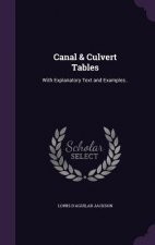 Canal & Culvert Tables