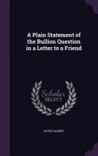 Plain Statement of the Bullion Question in a Letter to a Friend