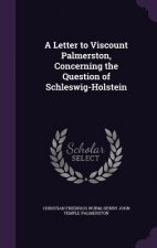 Letter to Viscount Palmerston, Concerning the Question of Schleswig-Holstein
