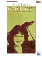 MELODY BOBER'S FAVORITE SOLOS BOOK 3