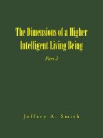 Dimensions of a Higher Intelligent Living Being