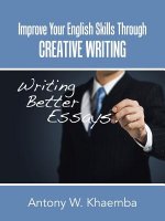 Improve Your English Skills Through CREATIVE WRITING