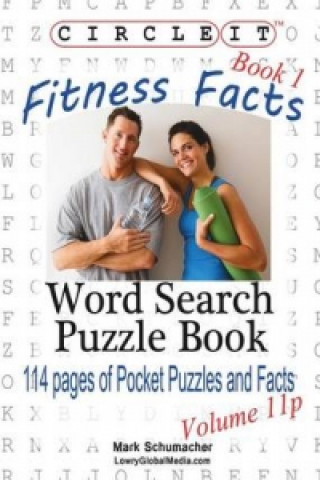 Circle It, Fitness Facts, Book 1, Pocket Size, Word Search, Puzzle Book