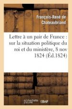 Lettre A Un Pair de France: Sur La Situation Politique Du Roi Et Du Ministere, 8 Novembre 1824