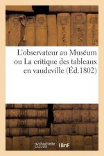 L'Observateur Au Museum Ou La Critique Des Tableaux En Vaudeville