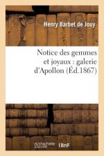 Notice Des Gemmes Et Joyaux: Galerie d'Apollon