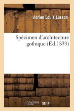Specimen d'Architecture Gothique, Ou Plans, Coupes, Elevations de la Chapelle Du Chateau de Neuville
