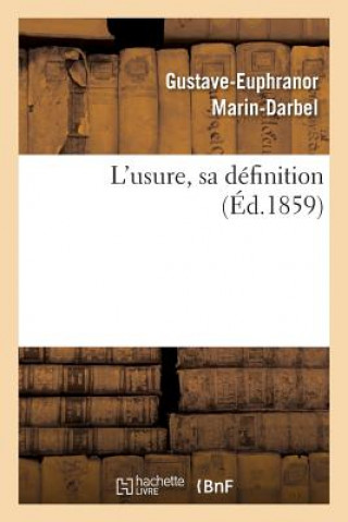 L'Usure, Sa Definition