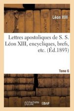 Lettres Apostoliques de S. S. Leon XIII, Encycliques, Brefs, Etc. Tome 6