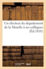 Electeur Du Departement de la Moselle A Ses Collegues