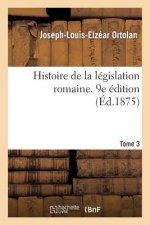Histoire de la Legislation Romaine. 9e Edition. Tome 3