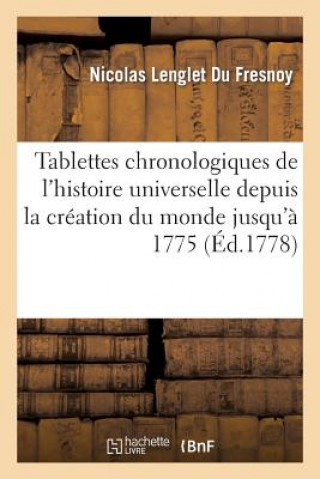 Tablettes Chronologiques de l'Histoire Universelle.