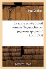 Saisie Privee: Droit Romain . Legis-Actio Per Pignoriscapionem