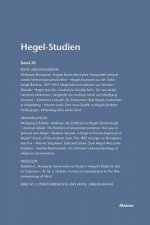 Hegel-Studien / Hegel-Studien Band 20 (1985)