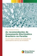 As recomendacoes do Zoneamento Bioclimatico Brasileiro na Paraiba
