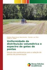 Uniformidade da distribuicao volumetrica e espectro de gotas de pontas