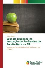 Ecos da mudanca na marcacao do Parametro do Sujeito Nulo no PB