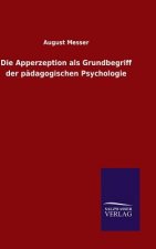 Die Apperzeption als Grundbegriff der padagogischen Psychologie