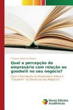 Qual a percepcao do empresario com relacao ao goodwill no seu negocio?