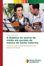 didatica no ensino de violao em escolas de musica de Santa Catarina