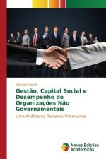 Gestao, Capital Social e Desempenho de Organizacoes Nao Governamentais