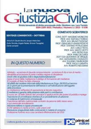 La Nuova Giustizia Civile (Numero 3/2015)