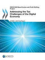 Addressing the tax challenges of the digital economy