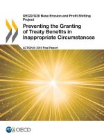 Preventing the granting of treaty benefits in inappropriate circumstances