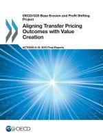 Aligning transfer pricing outcomes with value creation
