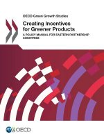 Creating incentives for greener products