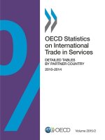 OECD Statistics on International Trade in Services, Volume 2015 Issue 2