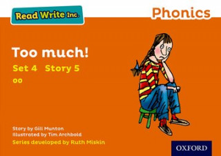 Read Write Inc. Phonics: Orange Set 4 Storybook 5 Too Much!