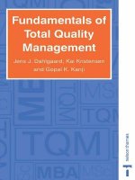 Fundamentals of Total Quality Management