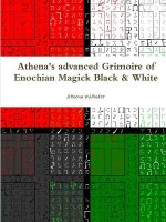 Athena's Advanced Grimoire of Enochian Magick Black & White