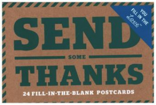Send Some Thanks Fill in the Love Postcard Book