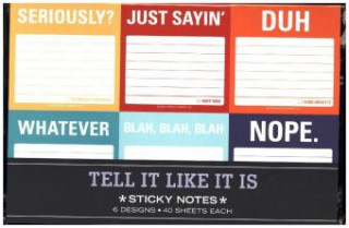 Knock Knock Tell It Like It Is Sticky Note Packet