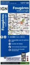 IGN Karte, Serie Bleue Fougéres St.Brice-en- Cogles