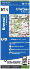 IGN Karte, Serie Bleue Breteuil la Neuve Lyre