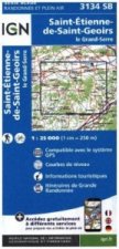 IGN Karte, Serie Bleue St.Etienne de St. Geoirs