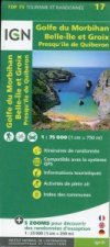 IGN Karte, Tourisme et Randonnée Golfe du Morbihan - Île de Groix - Belle Ile Presqu Île de Quiberon
