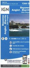 IGN Karte, Carte de randonnée (et plein air) Bayonne - Anglet - Biarritz - Cote d'argent