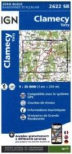 IGN Karte, Serie Bleue Clamecy Varzy