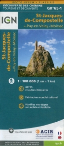 IGN Entdeckungswege Saint Jacques le Puy - Moissac
