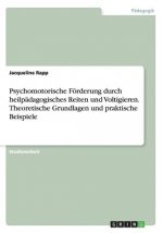 Psychomotorische Foerderung durch heilpadagogisches Reiten und Voltigieren. Theoretische Grundlagen und praktische Beispiele