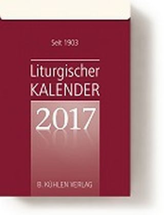 Liturgischer Kalender, Tagesabreißkalender mit Rückwand 2017