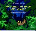 Was sitzt im Wald und winkt?