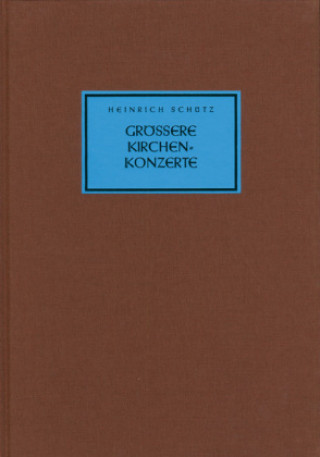 Größere Kirchenkonzerte, Partitur
