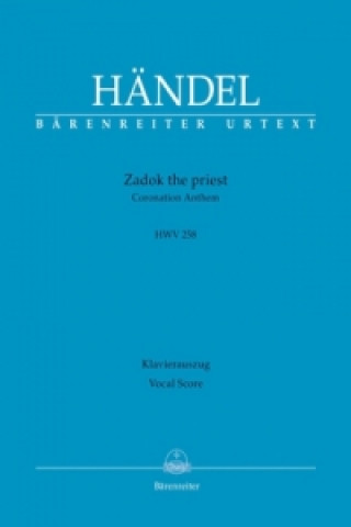 Zadok the Priest, Klavierauszug