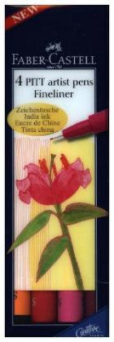 Tuschestift PITT artist pen S warm colour 4er Etui